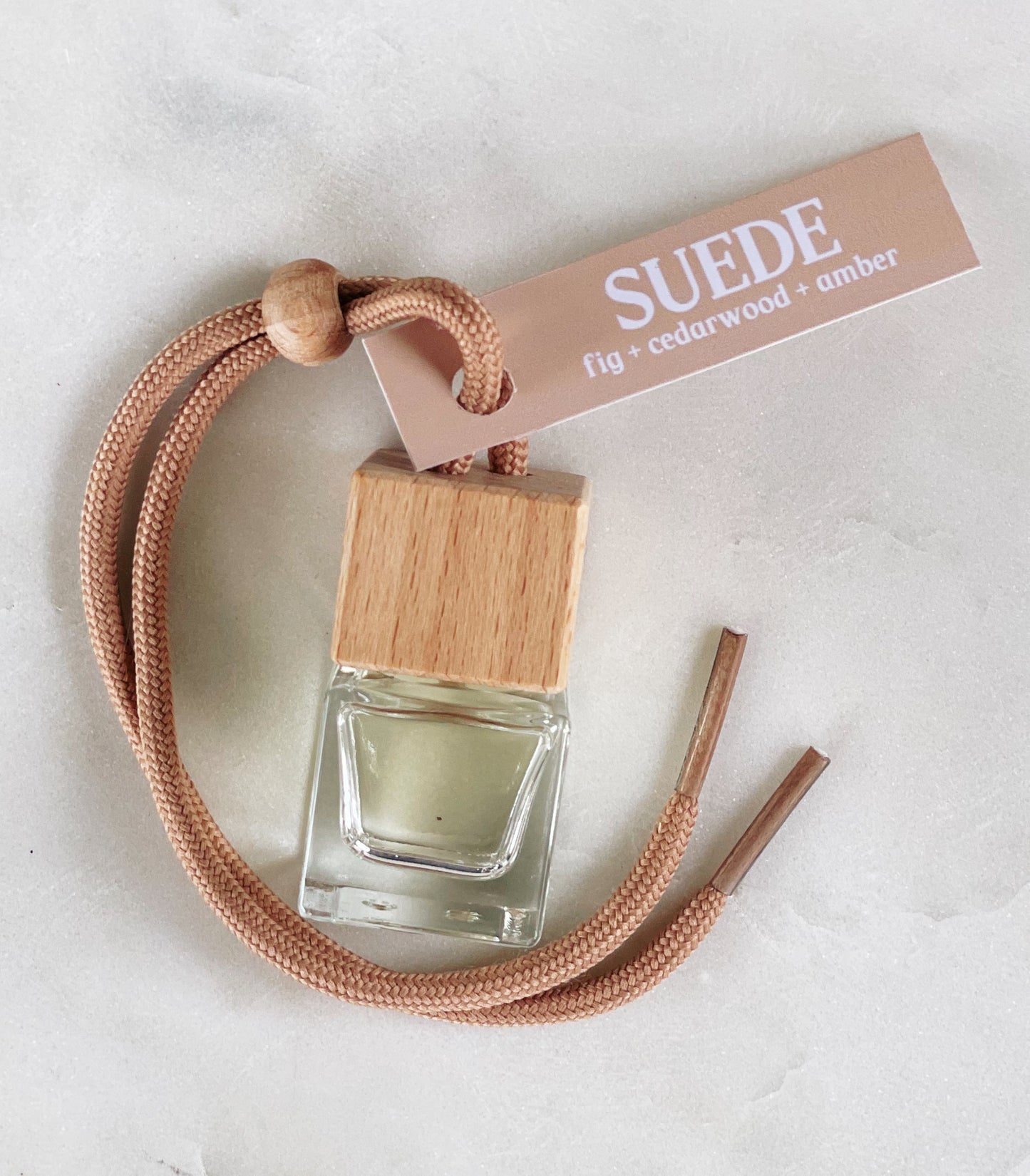 Suede Scented Car Diffuser