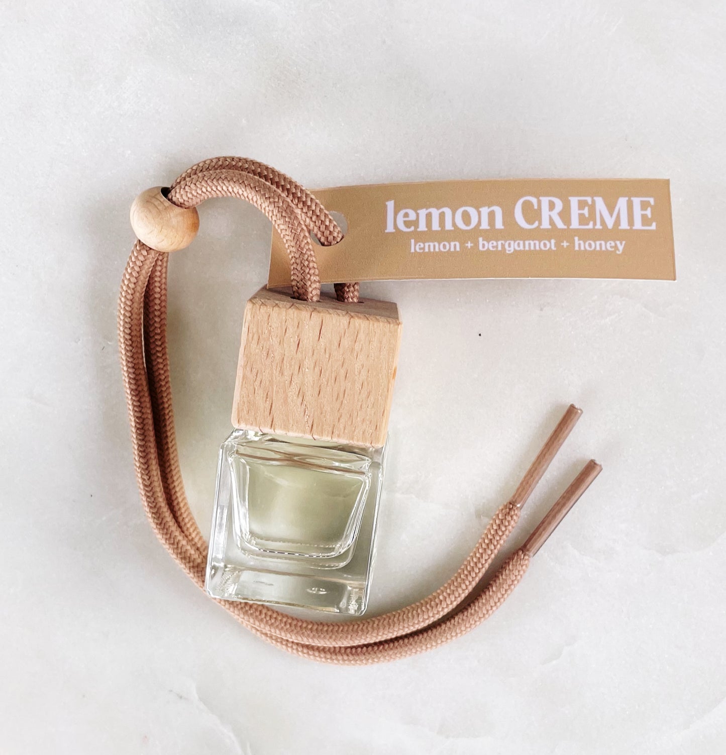 Lemon Creme Scented Car Diffuser